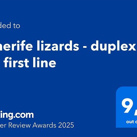 Tenerife Lizards - Duplex In The First Line 卡亚俄萨尔瓦赫 外观 照片